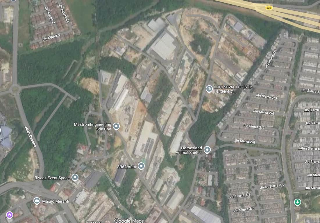 1-Acre Flat Land for Rent in Taman Perindustrian Meranti Utama, Puchong – Low-Cost Open Storage 1