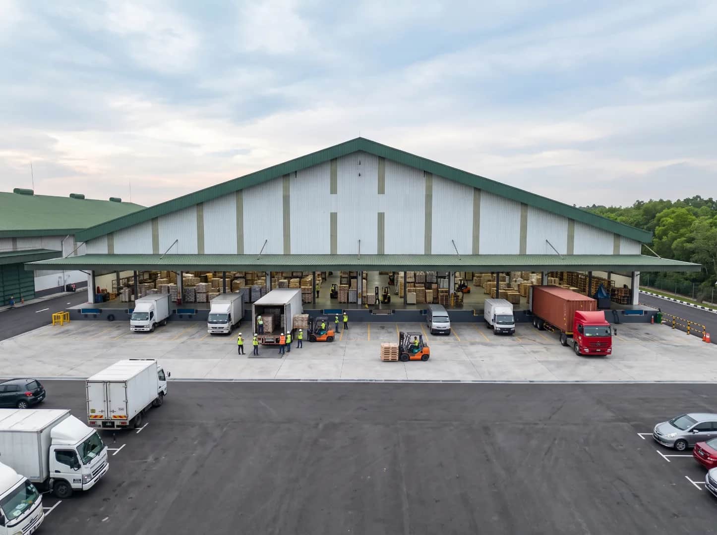 Single Storey Detached Warehouse for Rent in Kawasan Perindustrian Pandamaran, Klang — 122,000 sq.ft. | 9 Dock-Leveller Bays | GreenRE Certified 2