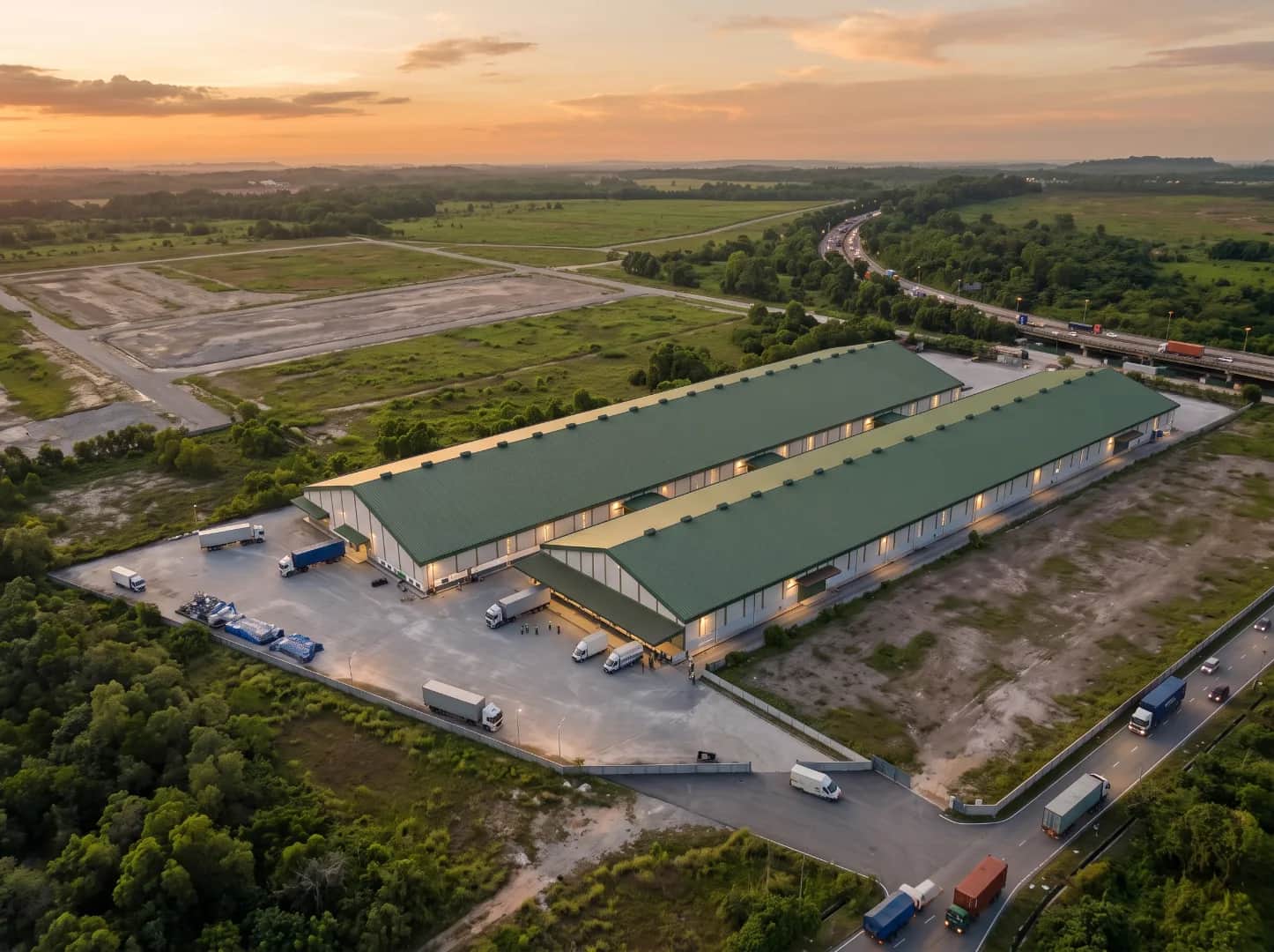 Single Storey Detached Warehouse for Rent in Kawasan Perindustrian Pandamaran, Klang — 122,000 sq.ft. | 9 Dock-Leveller Bays | GreenRE Certified 4