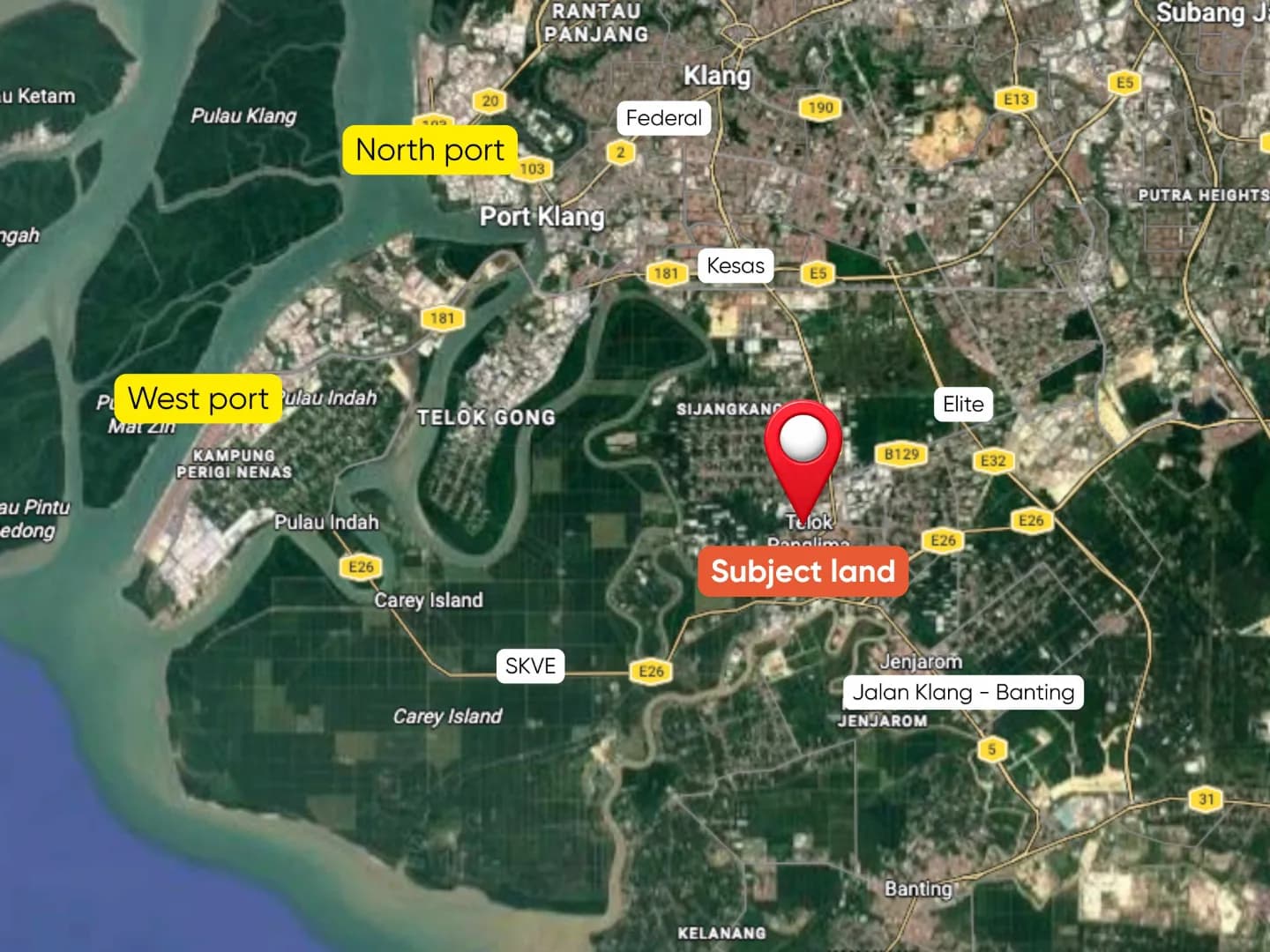 Industrial Land for Rent in Telok Panglima Garang — Main Road Frontage - 1