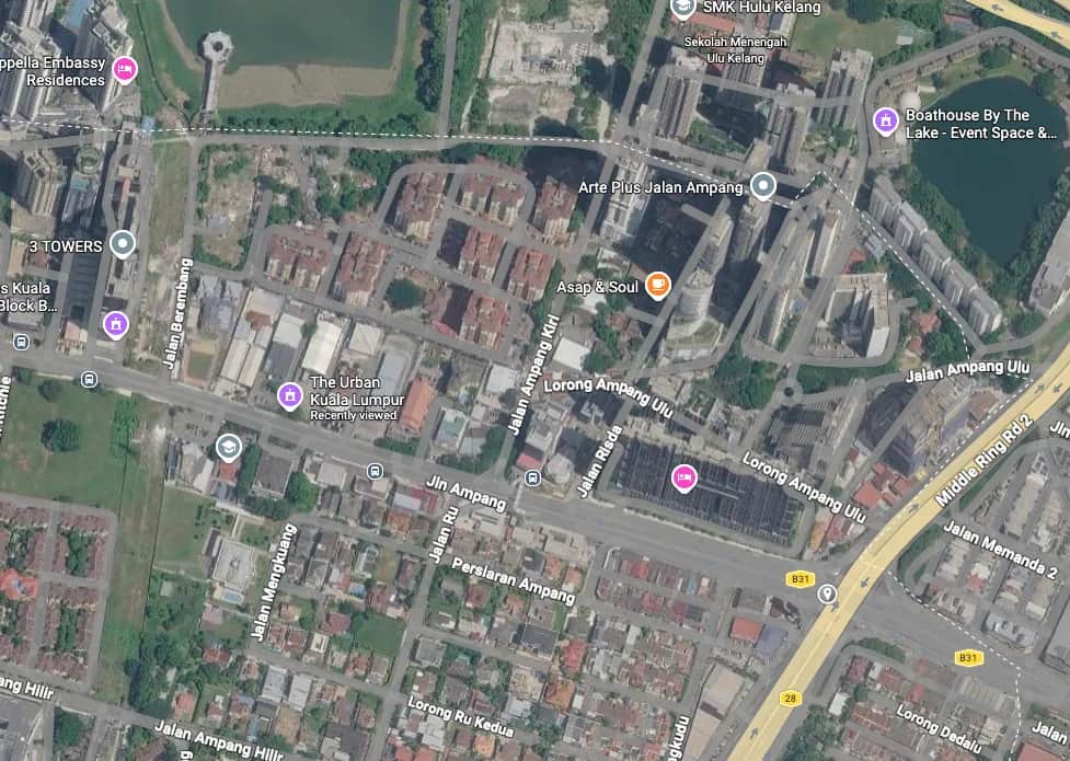Freehold Commercial Land For Sale in Jalan Ampang, KL — 44,785 sq ft | Car Showroom Ready 4