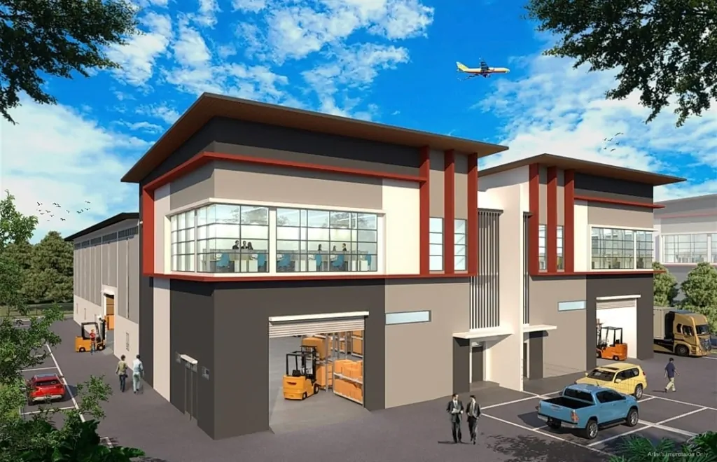 INDTECH5 semi-D factory front view