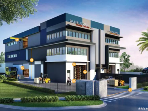 2½-storey Semi-D factory for sale in Balakong with 10,430 sqft built-up, strategic location, and freehold title